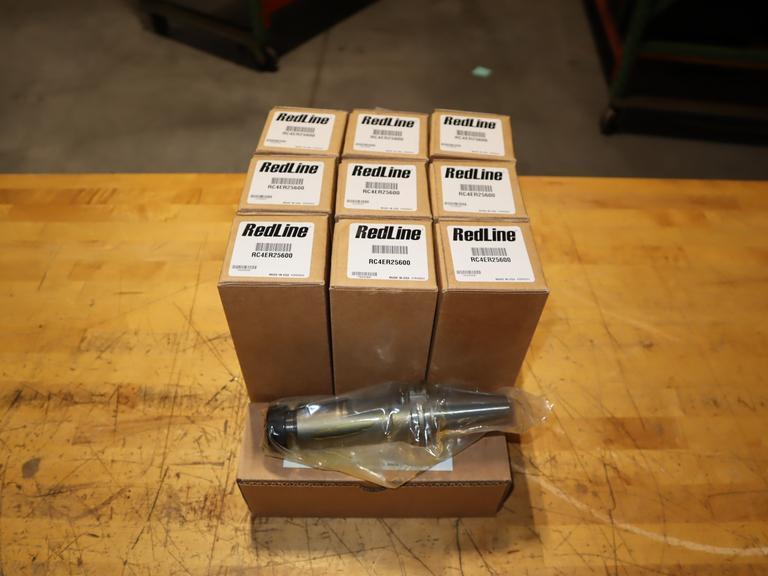 Redline RC4ER25600 CAT40 ER25 Collet Chuck Tool Holders NEW IN BOX (10)- Auction Item