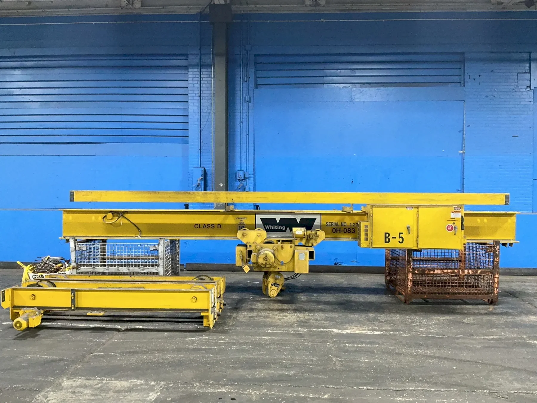 WHITING 10 TONS BRIDGE CRANE