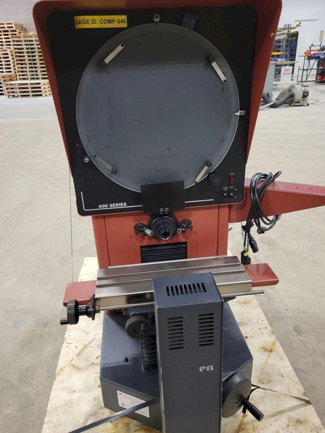 16" STARRETT Model HB400 Horizontal Bench Top Optical Comparator, S/N 51293, New approx 2006.