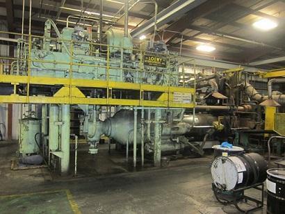 1700 TON LOEWY OIL HYD. COPPER ROD/TUBE EXTRUSION PRESS W/ INTERNAL PIERCER   Stock # 14703