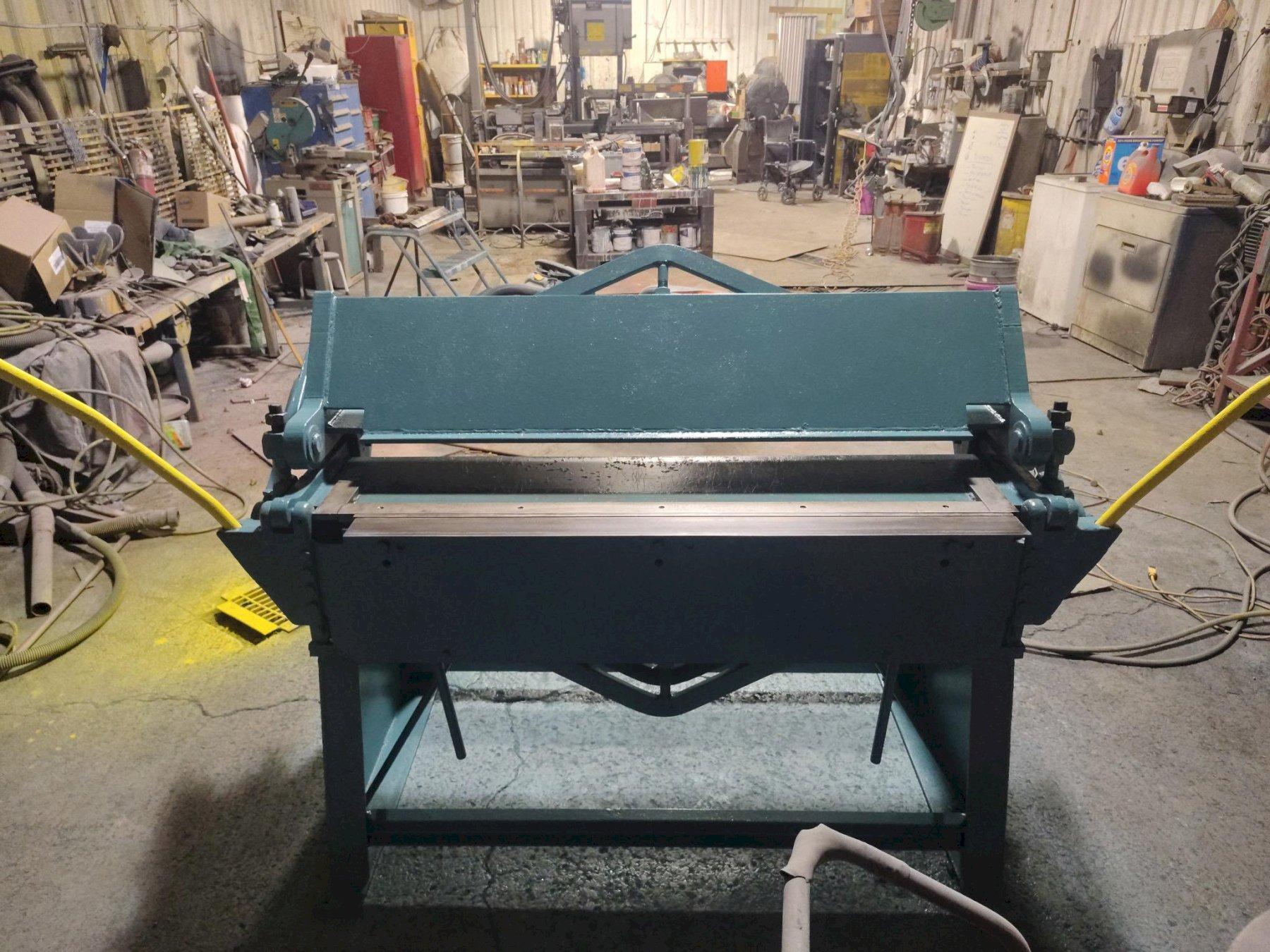 1 - PREOWNED CHICAGO DRIES & KRUMP 4' X 14 GA BOX AND PAN BRAKE, MODEL #: BPO-414-6, S/N: 315094