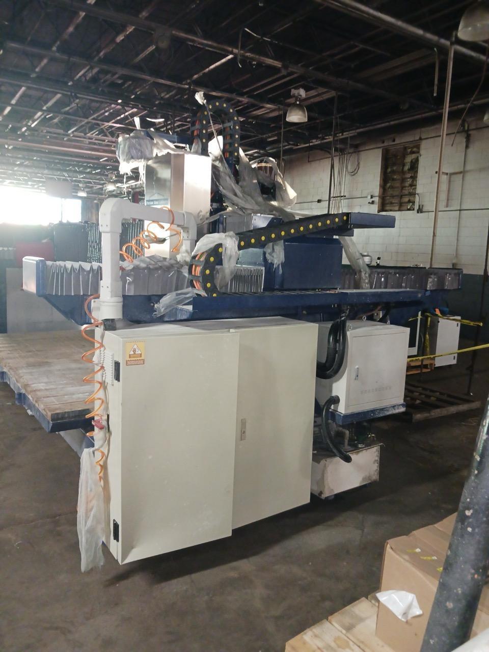 Verona PF-CNC Platinum 5-Axis CNC Stone Bridge Saw, 2022 – 25 HP, 17.5″ Blade, Tilting Table & Milling Spindle