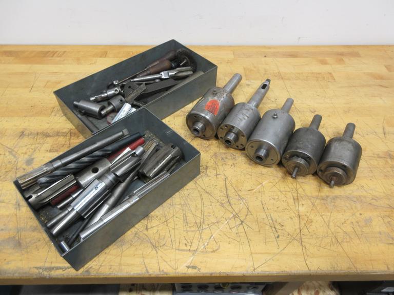 Live Centers with #3 & #4 Morse Tapers, Assorted Lathe Tool Holders and Cutting Tools- Auction Item
