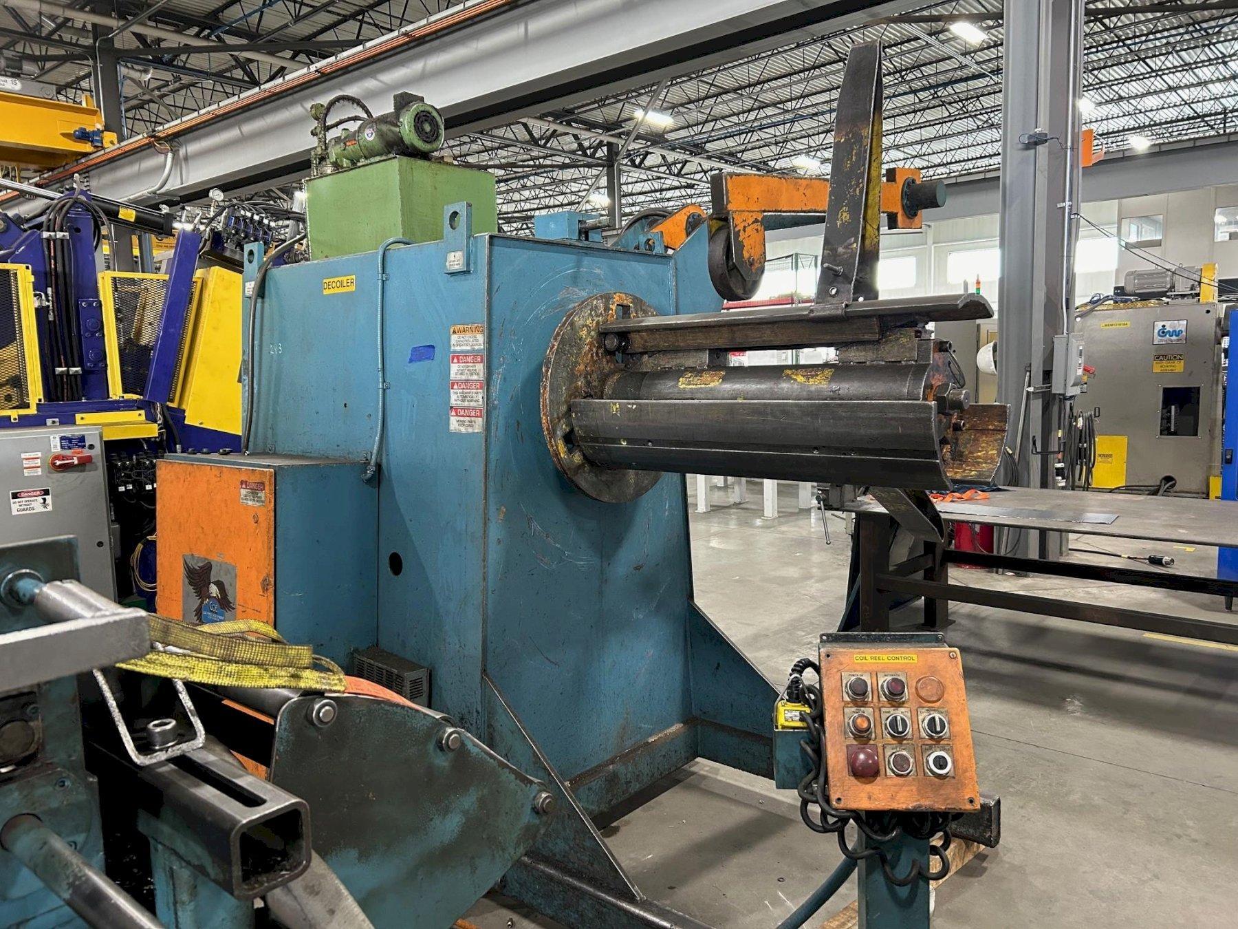 Coe Press Coil Reel (Motorized Payout) 15,000 Lbs. x 36" Wide