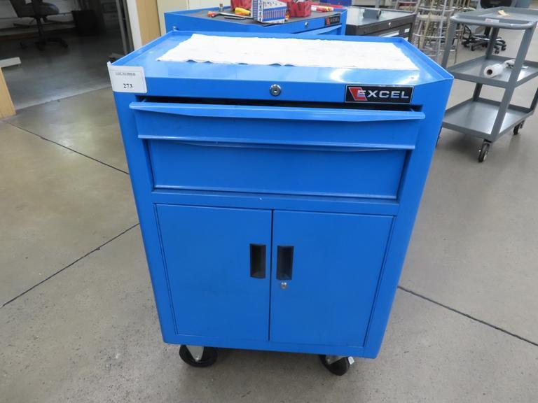 Excel 2 Drawer, 2 Door Cabinet w Contents- Auction Item