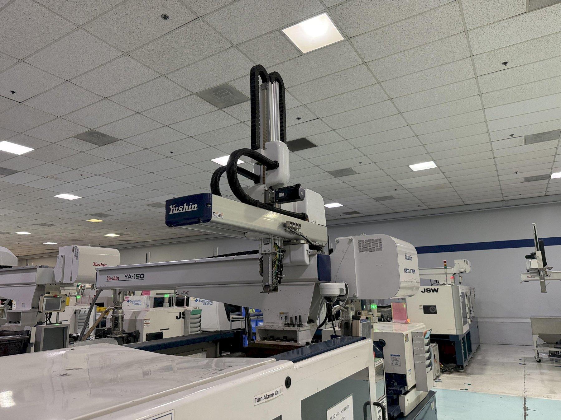 Yushin Used YA-150DL Servo Robot, 100-225 ton, yr. 2010