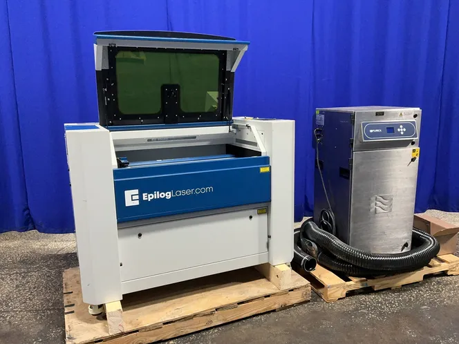 EPILOG CORP 20” X 32” LASER ENGRAVER/CUTTER  -  16000 LASER SYSTEM