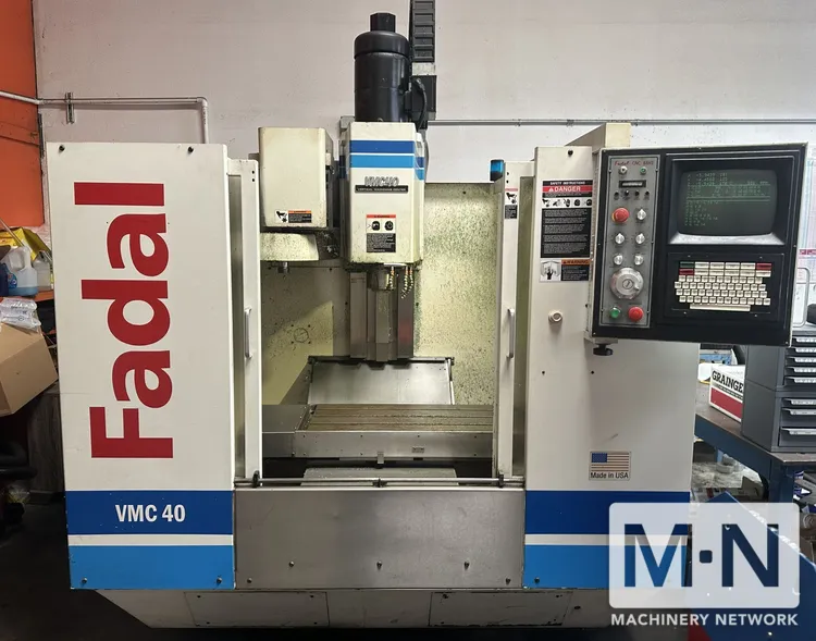 Fadal VMC-40 CNC Vertical Machining Center, 1993 w/ Fadal Rotary Table