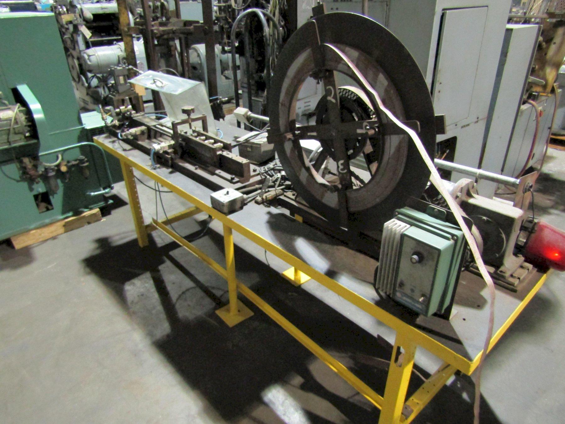 4 STAND CUSTOM BUILT MINI RIGHT ANGLE ROLL FORMING LINE