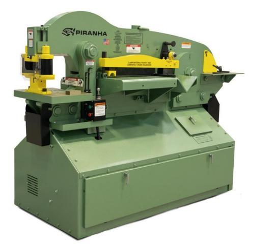 1 - NEW PIRANHA HYDRAULIC IRONWORKER, MODEL #: P140