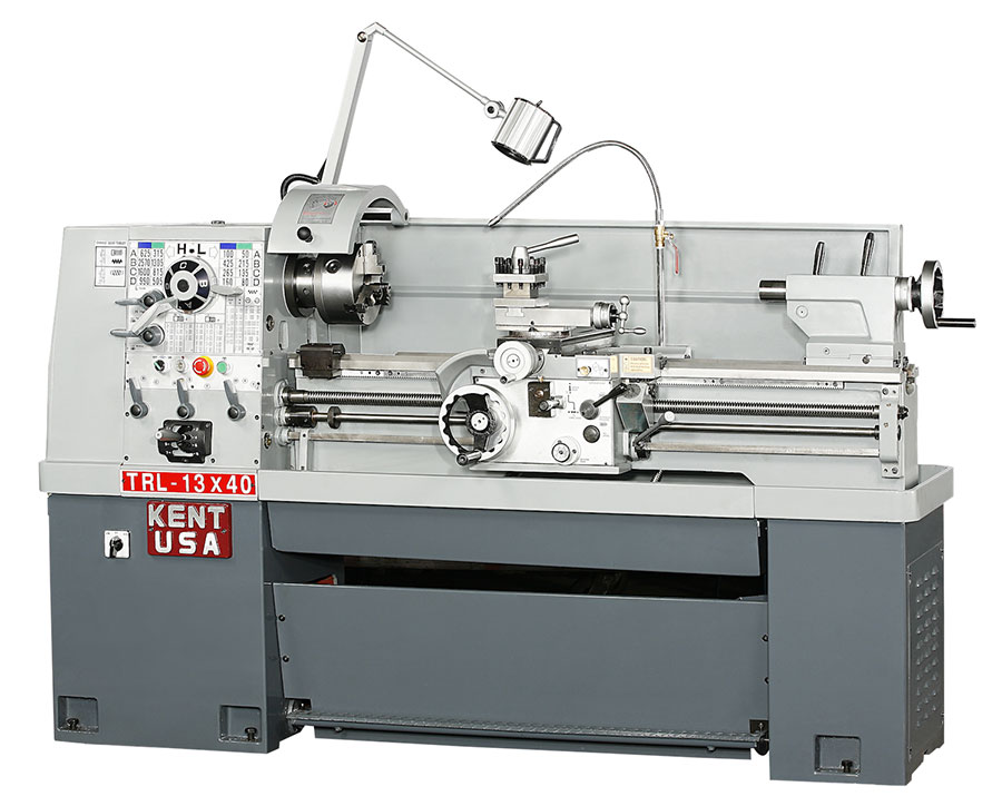 13" x 40" KENT USA TRL-1340/1340V MANUAL PRECISION LATHE - NEW