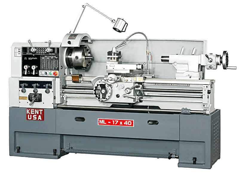 17" x 44" KENT USA ML-1740T MANUAL PRECISION LATHE - NEW