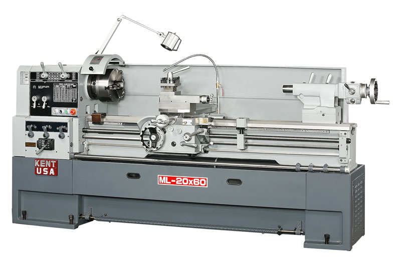 20" x 60" KENT USA ML-2060T MANUAL PRECISION LATHE - NEW