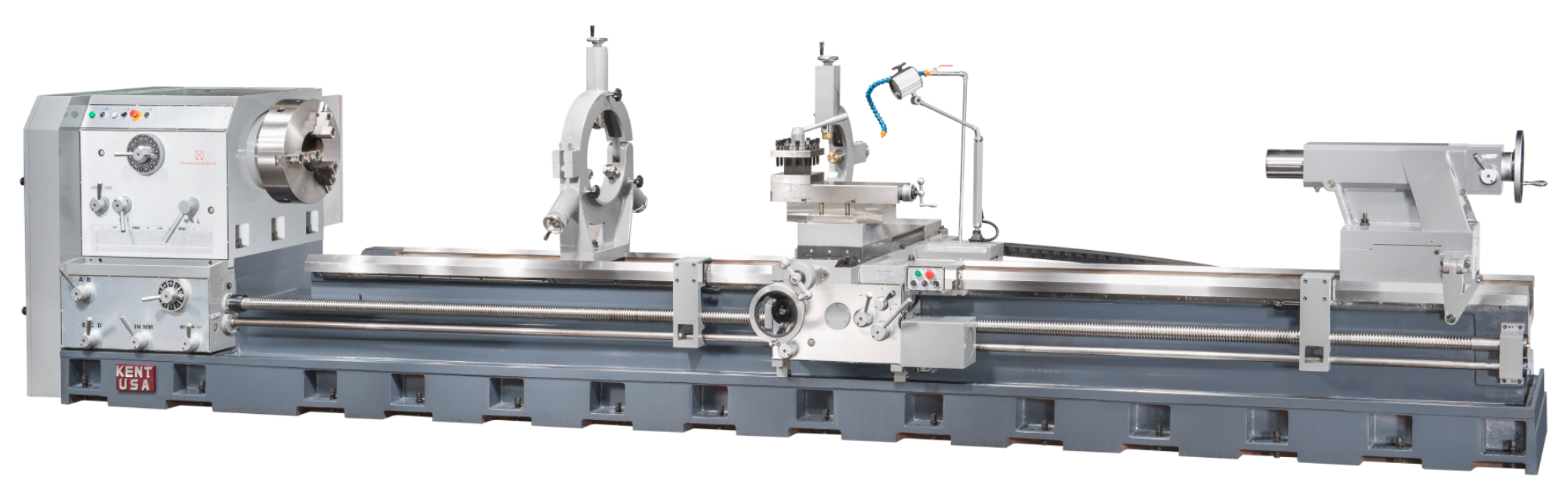 44" x 120" KENT USA HL-44 SERIES MANUAL PRECISION LATHE - NEW