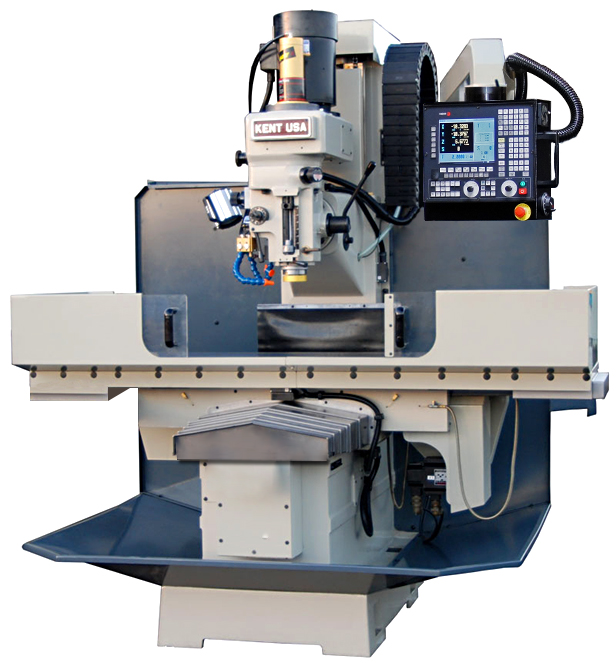 18" x 59" KENT USA TW-40QI VERTICAL BED MILL  - NEW