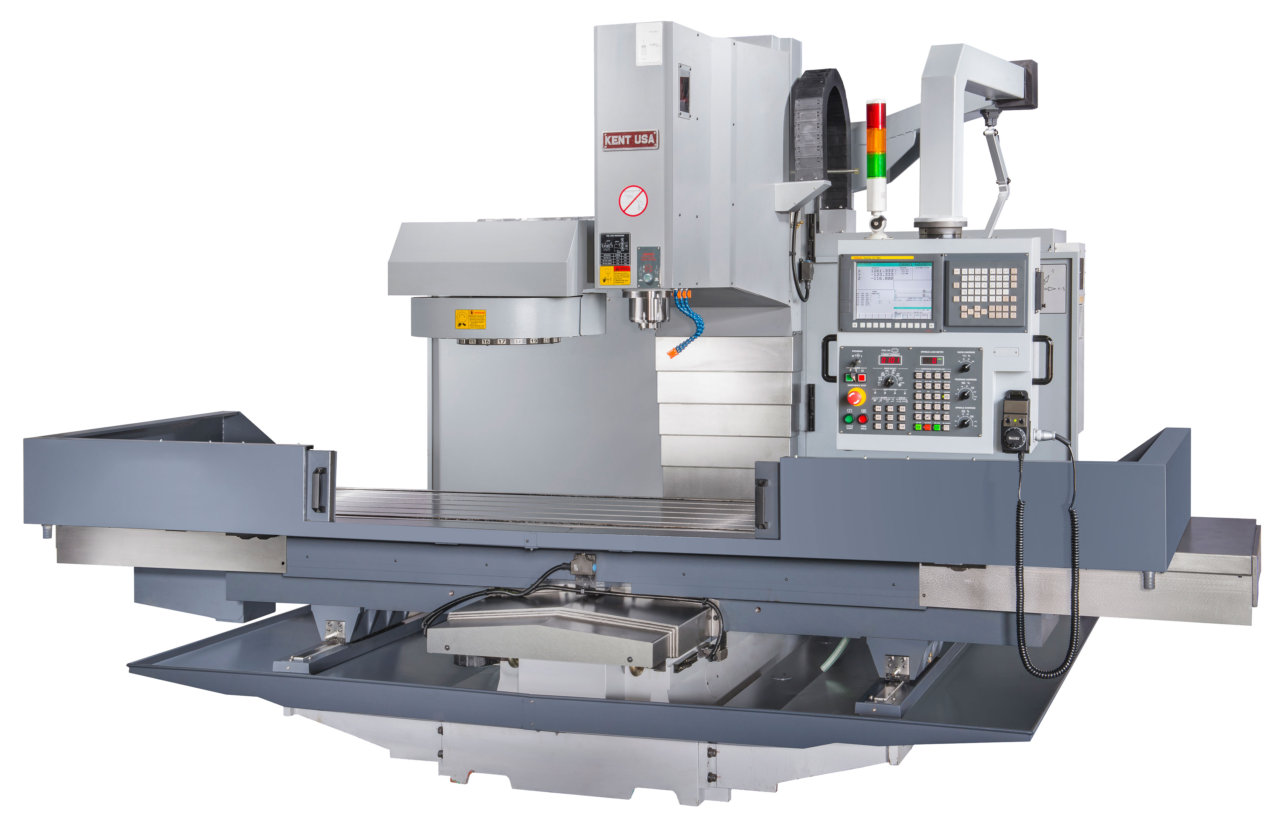 30" x 92" KENT USA S-2000 CNC VERTICAL BED MILL  - NEW