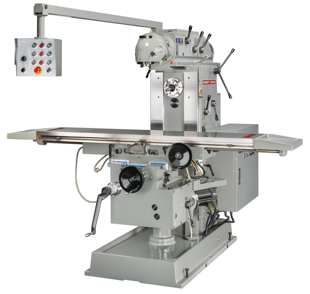 14" x 73" KENT USA KUM-2500UM UNIVERSAL MILL - NEW