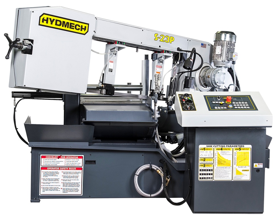 NEW 16"H x 20"W HYD-MECH MODEL S-23P SEMI-AUTOMATIC HORIZONTAL PIVOT BAND SAW
