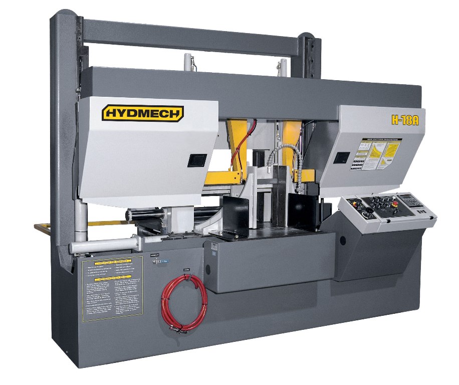 NEW 18"H x 18"W HYD-MECH H-18A-120 AUTOMATIC LONG BAR FEED HORIZONTAL BAND SAW