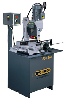NEW HYD-MECH C350-AV MANUAL VERTICAL COLUMN COLD SAW
