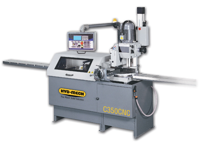 NEW HYD-MECH C350-2CNC  AUTOMATIC VERTICAL COLUMN COLD SAW

