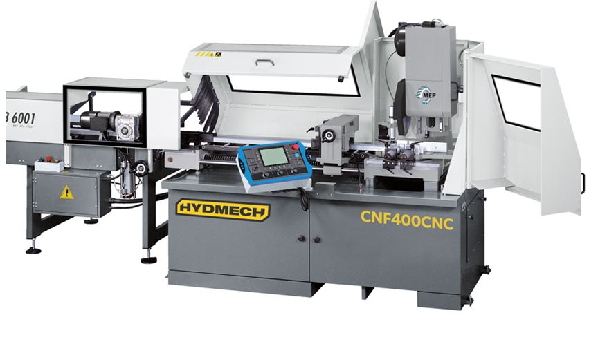 NEW HYD-MECH CNF400CNC  AUTOMATIC VERTICAL COLUMN COLD SAW
