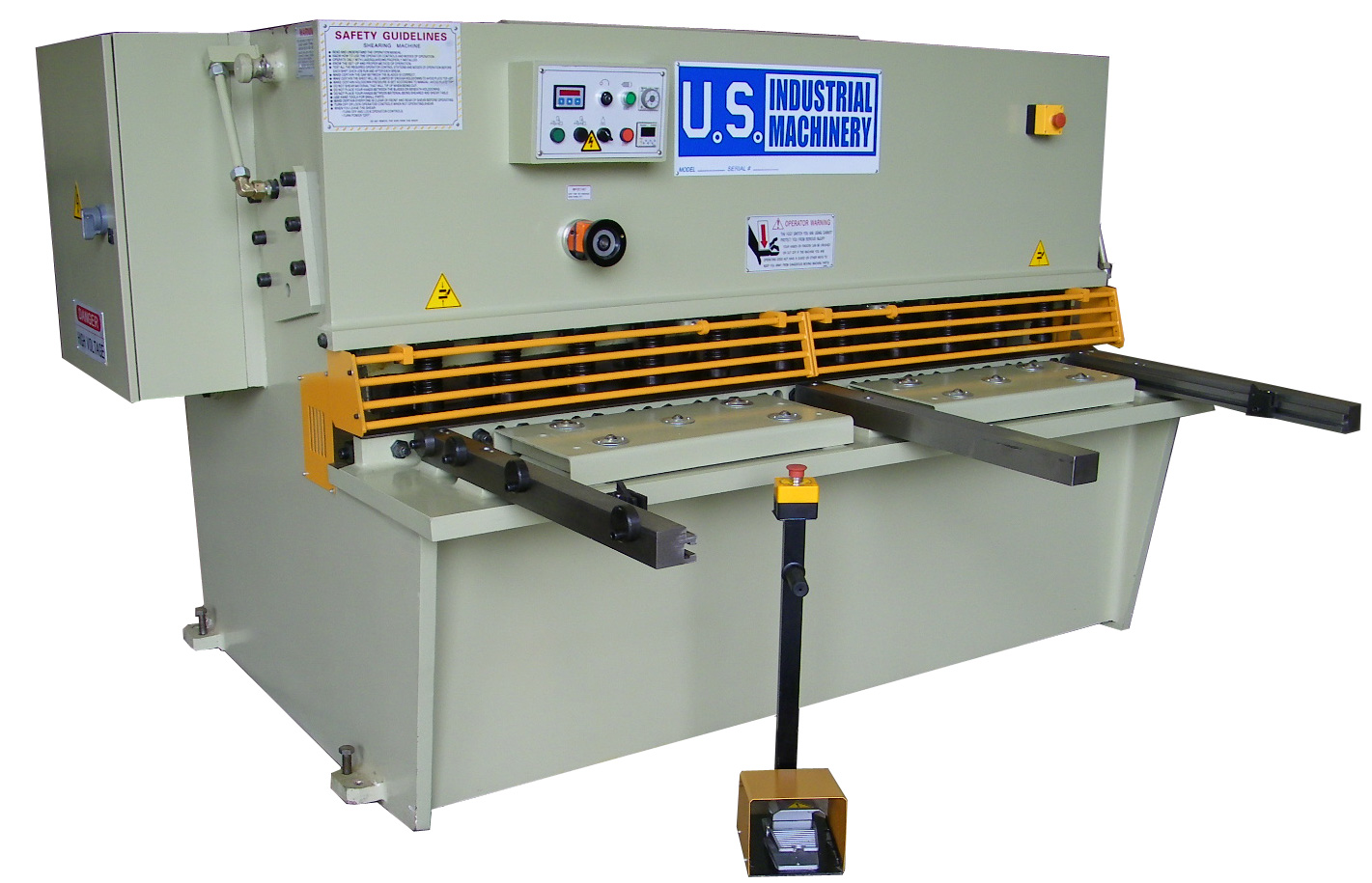NEW 6' x 1/4" US INDUSTRIAL MODEL US625 HYDRAULIC SHEAR