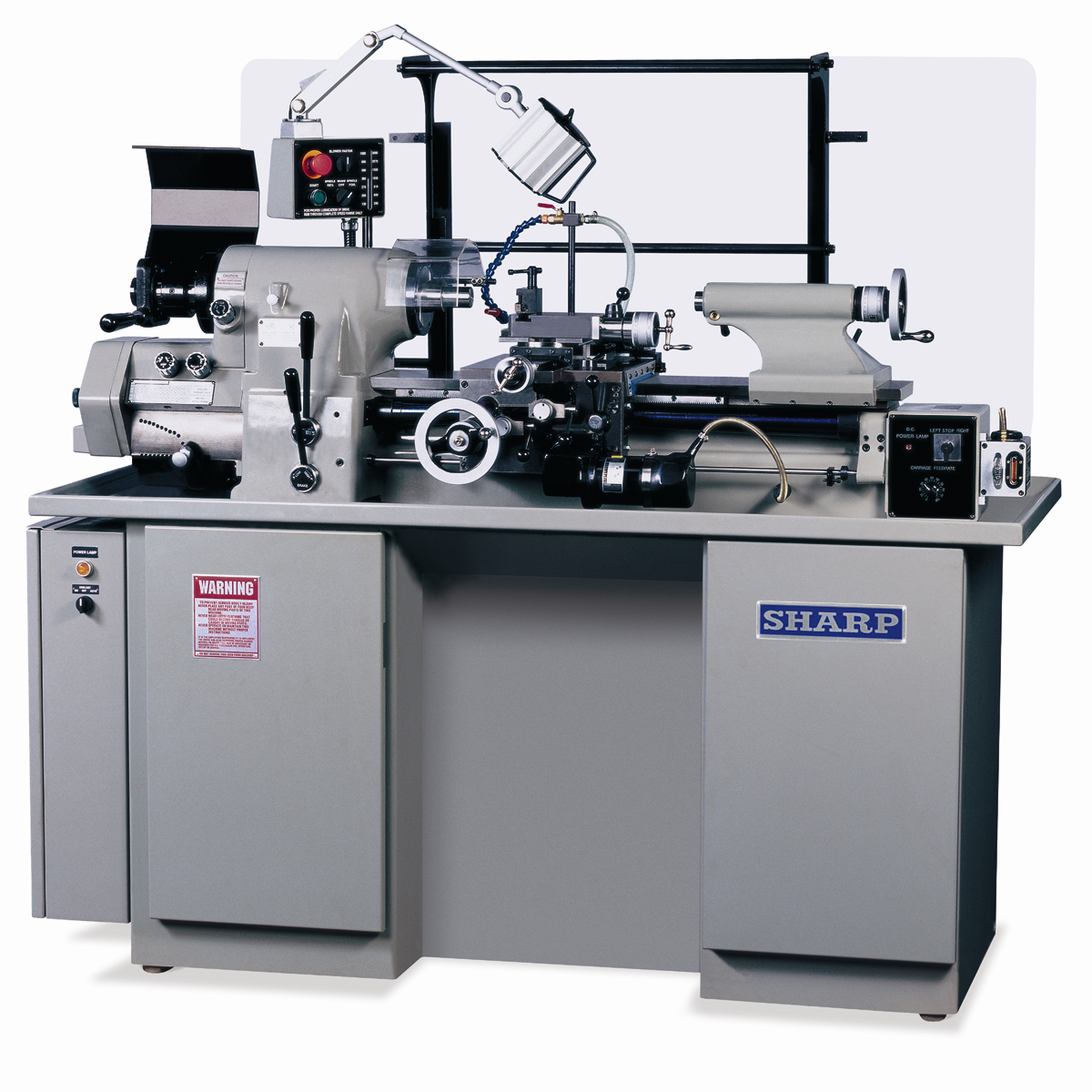 NEW 11" x 18" SHARP MODEL 1118 TOOLROOM LATHE 
