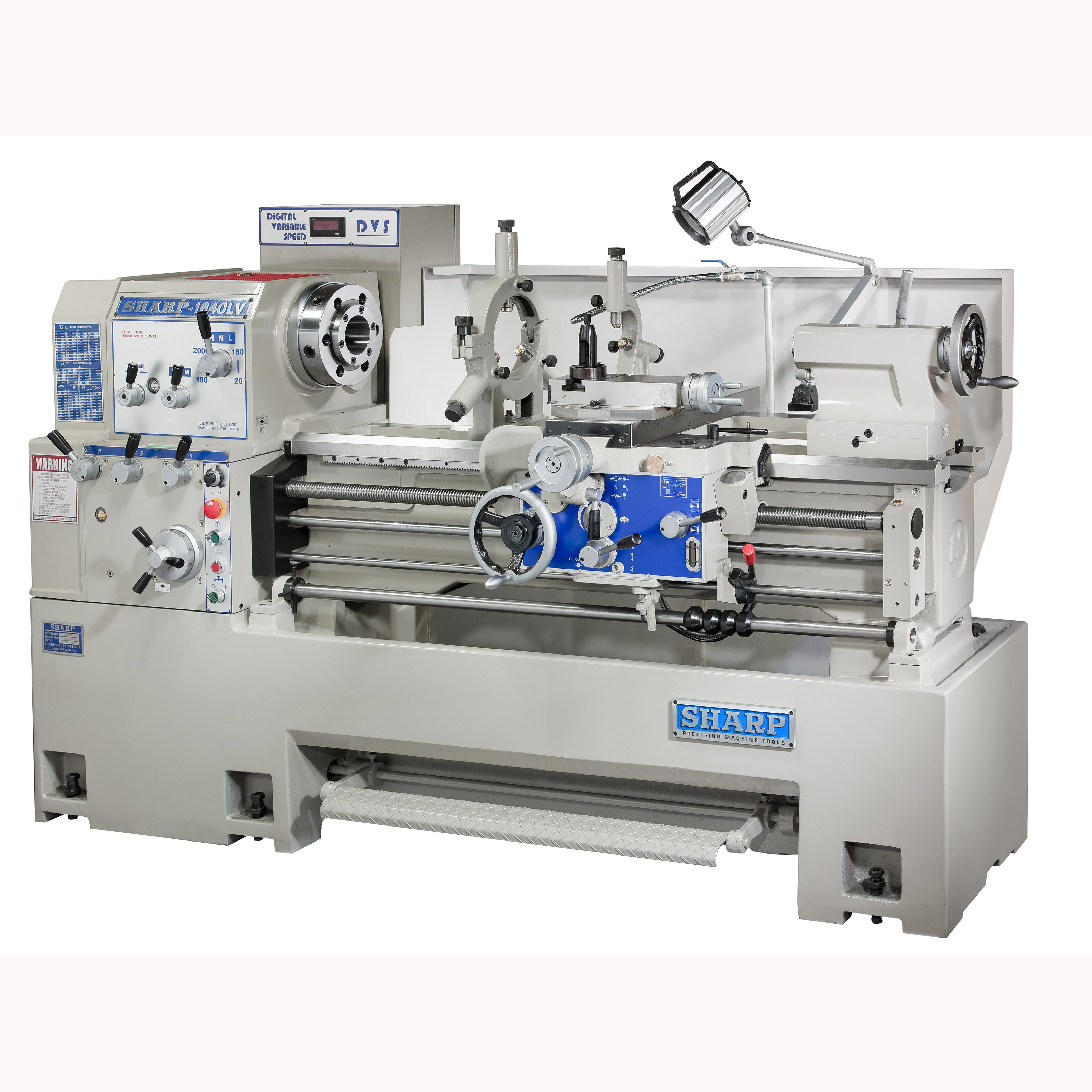 NEW 18" x 60" SHARP MODEL 1860L PRECISION ENGINE LATHE 
