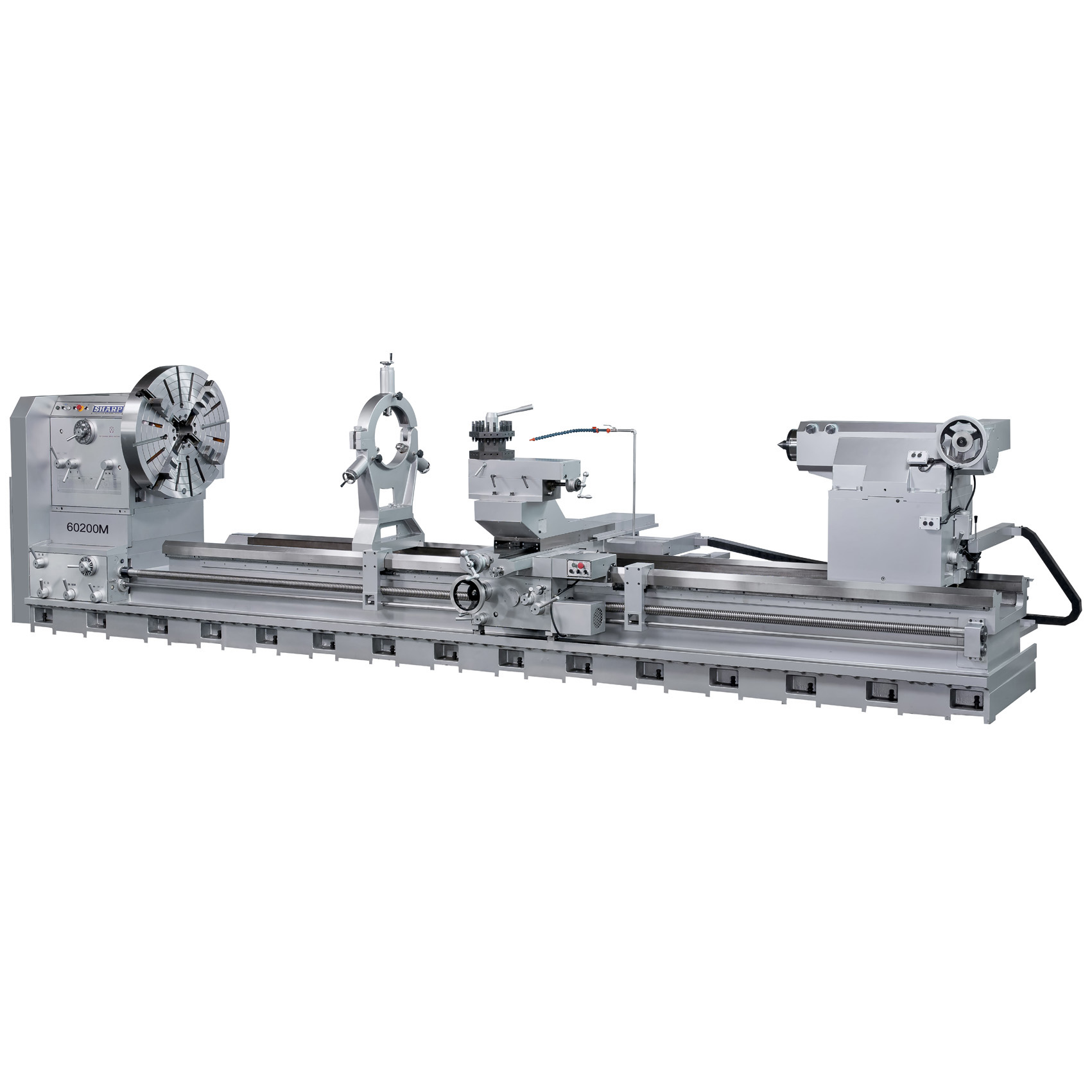 NEW 80" x 315" SHARP MODEL 80315M BIG BORE ENGINE LATHE