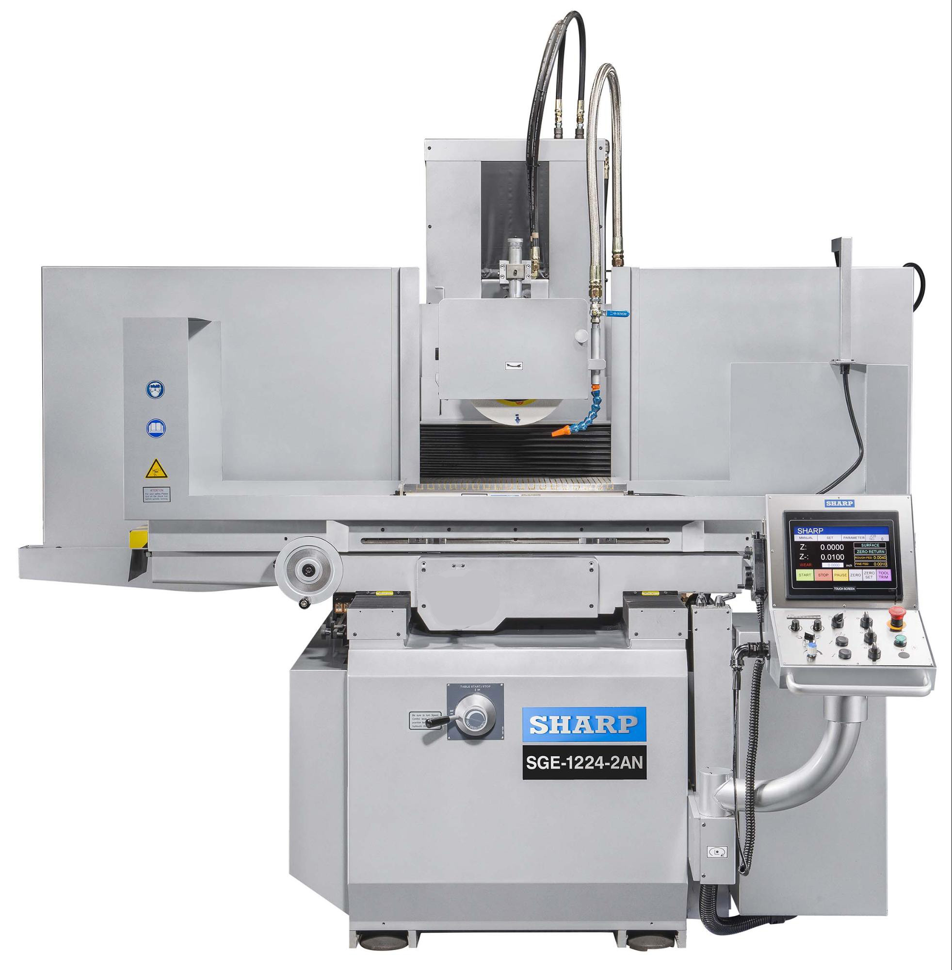 NEW 12" x 24" SHARP SGE-1224-2NA 2-AXIS NC SURFACE GRINDER
