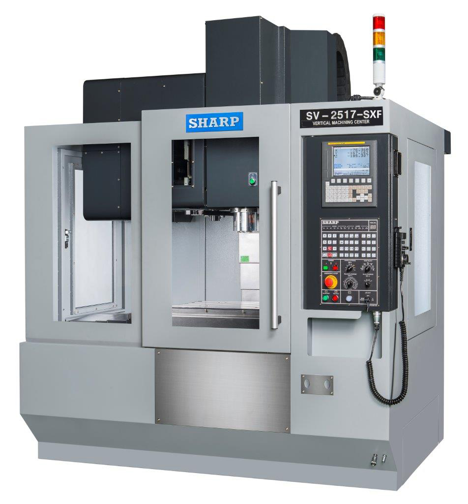 NEW SHARP SV-2517S-F BOX WAY CNC VERTICAL MACHINING CENTER