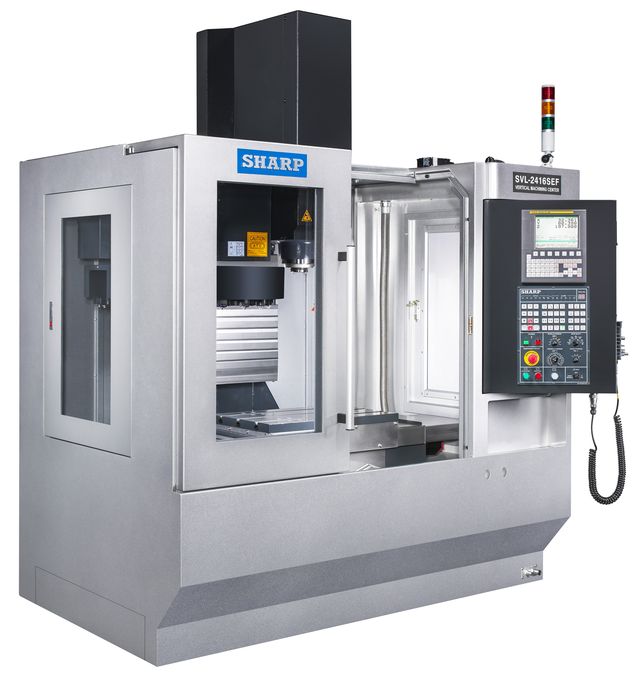 NEW SHARP SVL-2416SE-F LINEAR WAY CNC VERTICAL MACHINING CENTER