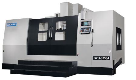 NEW SHARP SVG-6336A-F GEAR HEAD CNC VERTICAL MACHINING CENTER