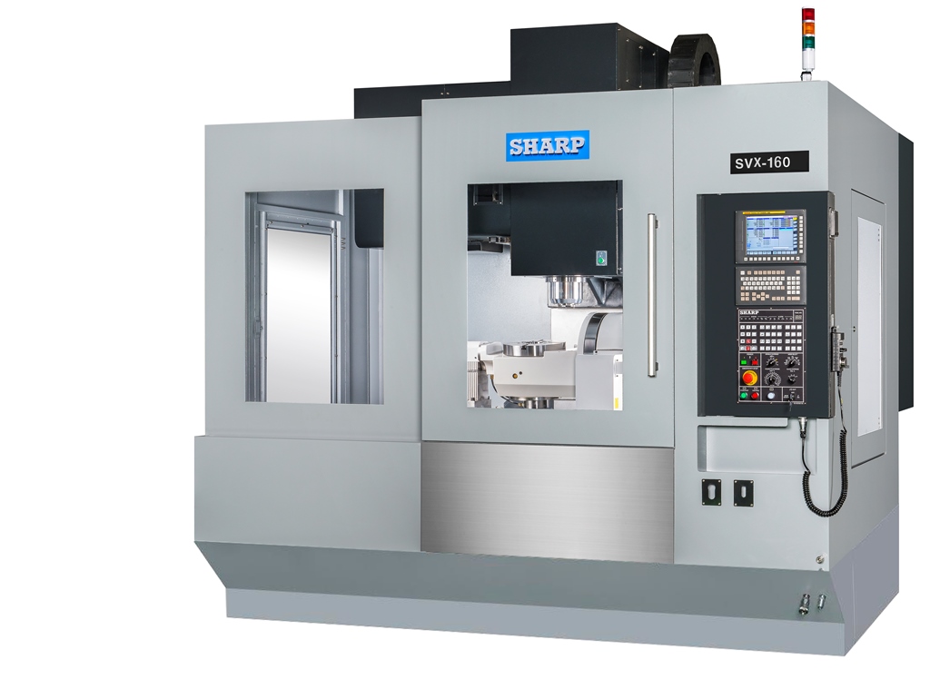 NEW SHARP SVX-160 5-AXIS CNC VERTICAL MACHINING CENTER