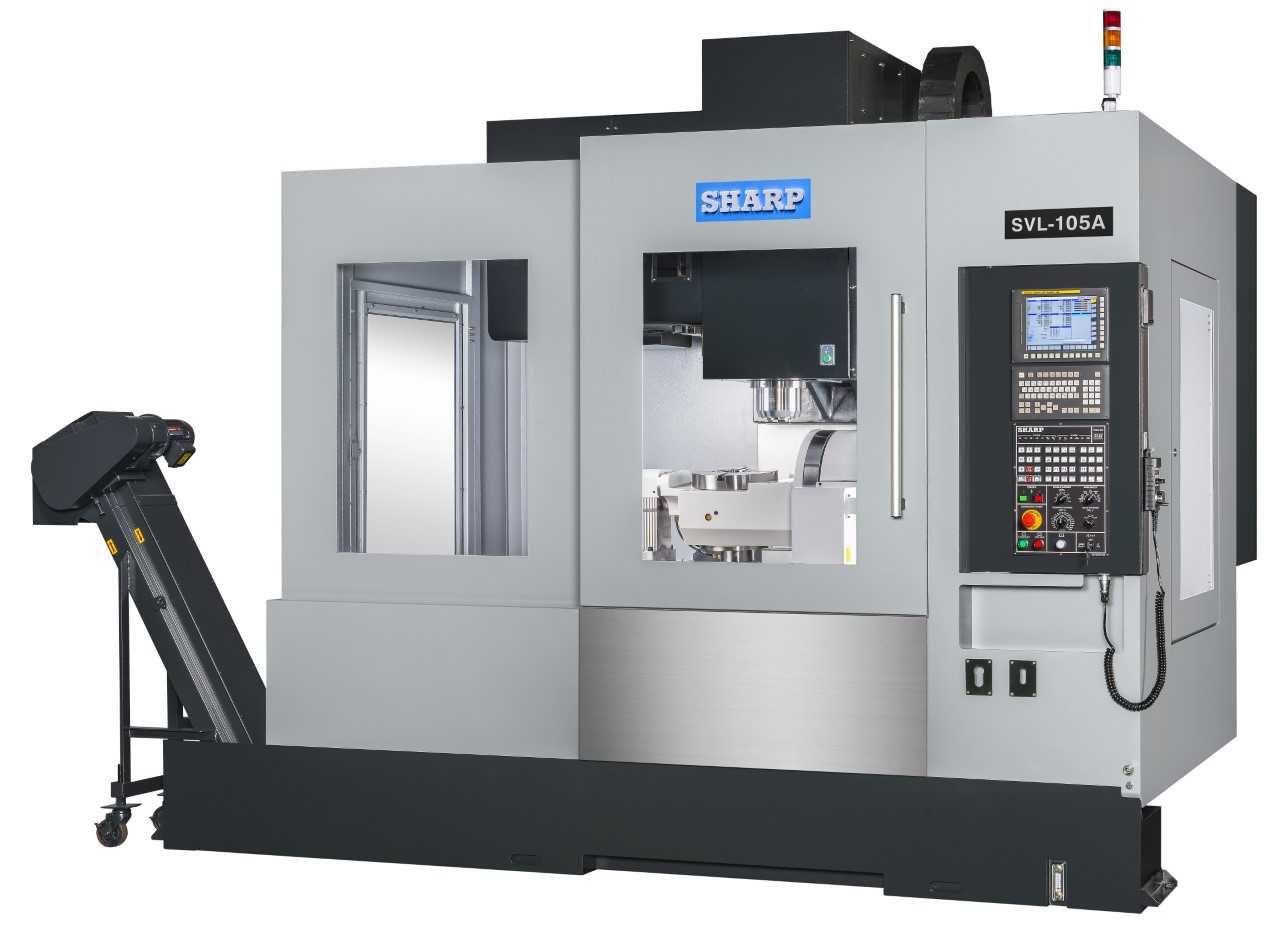 NEW SHARP SVX-300 5-AXIS CNC VERTICAL MACHINING CENTER