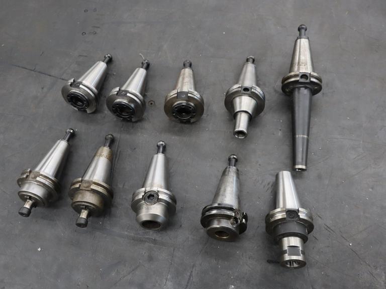 CT40 Taper Tool Holders: (3) Er2 Collet Holders, (2) Shell Mill Drivers, (5) End Mill Holders- Auction Item