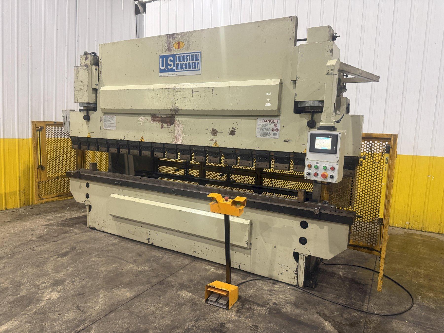 200 TON X 13' U.S. INDUSTRIAL MODEL #US-20012-AC CNC 2-AXIS HYDRAULIC PRESS BRAKE: YOBRO #26157