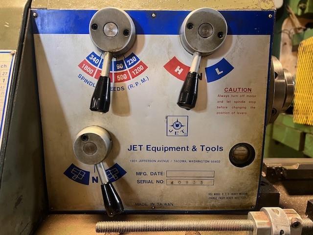 13" x 40" Jet Manual Lathe Model 1340