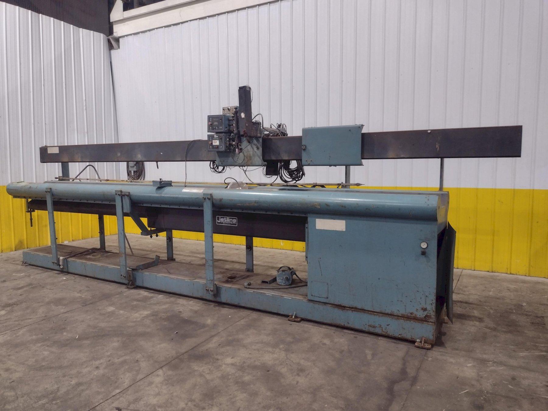 16' JETLINE ENGINEERING MODEL #LWS-192 LONGITUDINAL EXTERNAL SEAM WELDER : YOBRO #25752