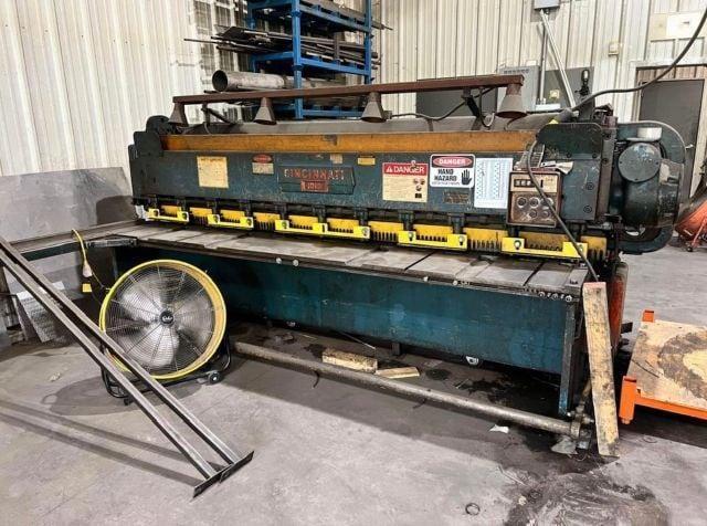 10 Gauge x 10′ Cincinnati Shear 1010, 1958 – Available Immediately