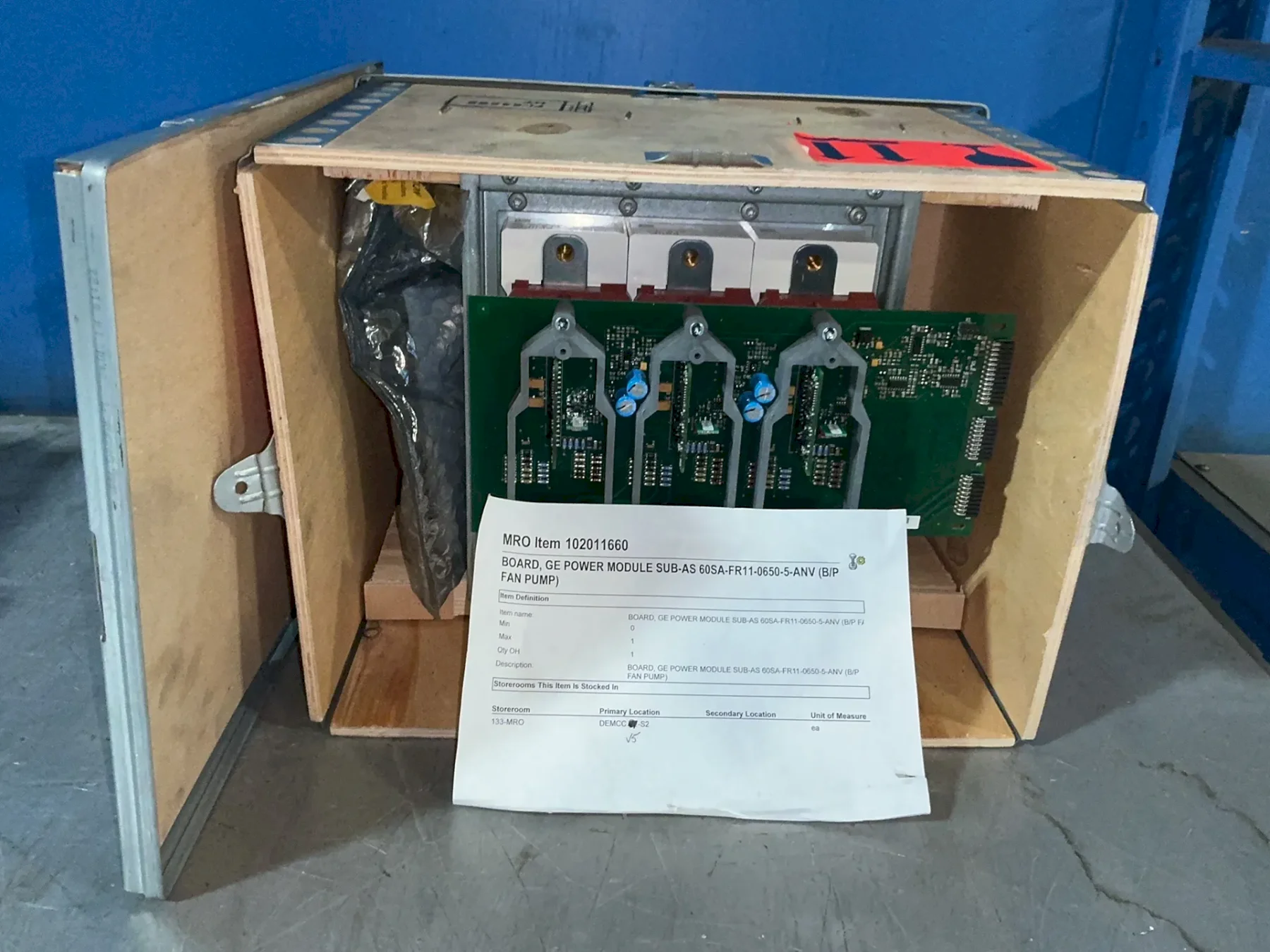 GENERAL ELECTRIC GE POWER MODULE SUB   -  60SA-FR11-0650-5-ANV