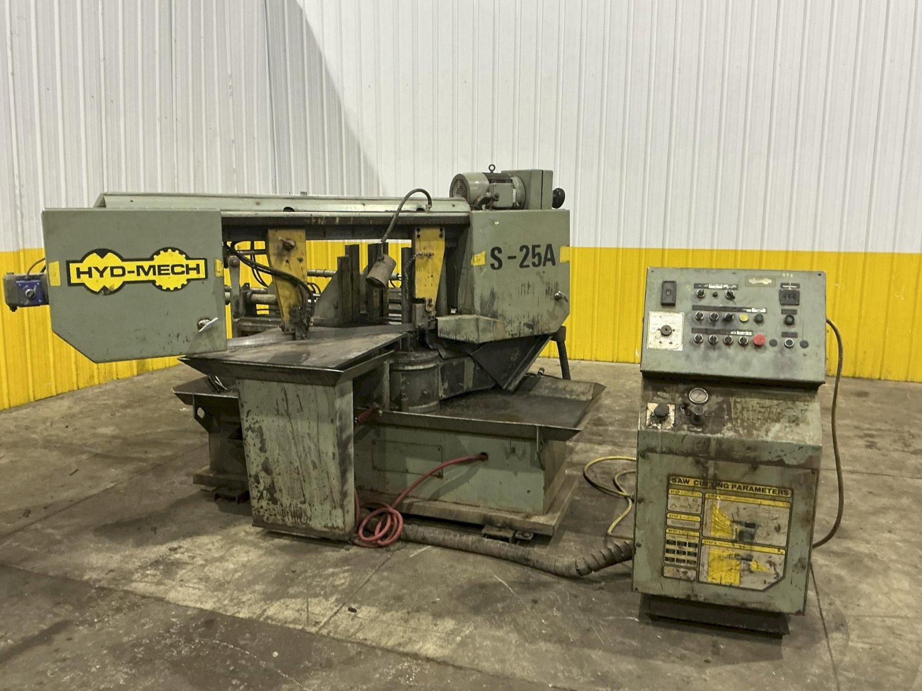 18" X 27" HYDMECH MODEL #S25-A HORIZONTAL SWIVEL MITER AUTOMATIC BAND SAW: YOBRO #25047