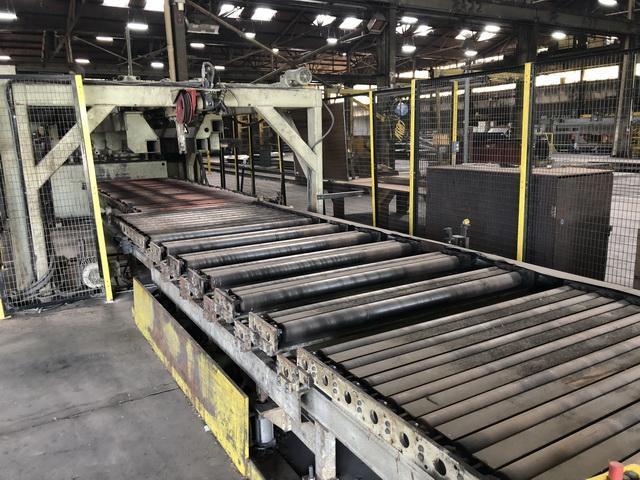 60" x 12' Cooper Weymouth Stacker with Scissor Table (Year 2011)