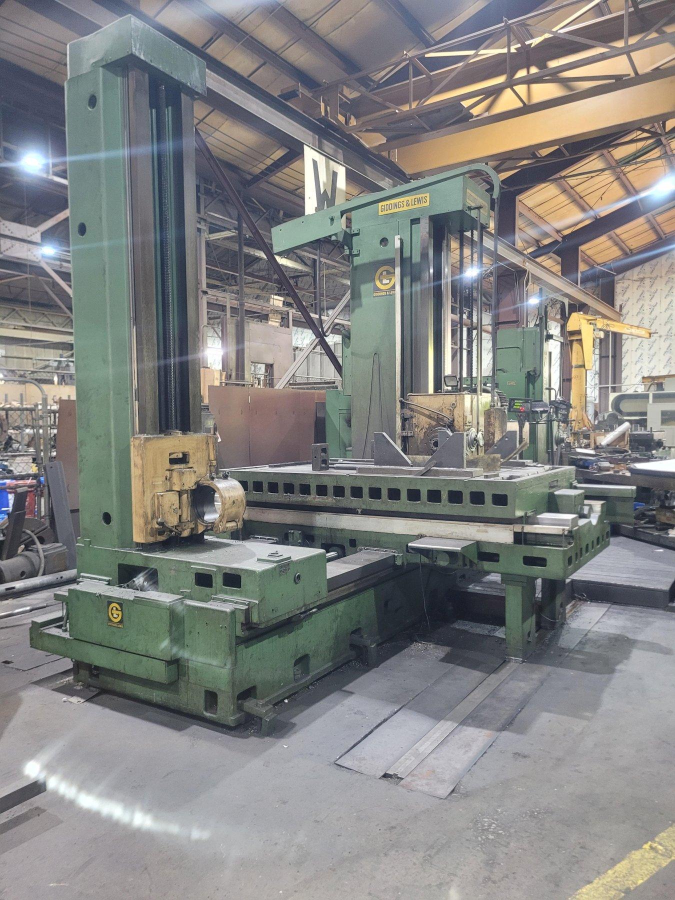5" Giddings & Lewis Table Type Horizontal Boring Mill