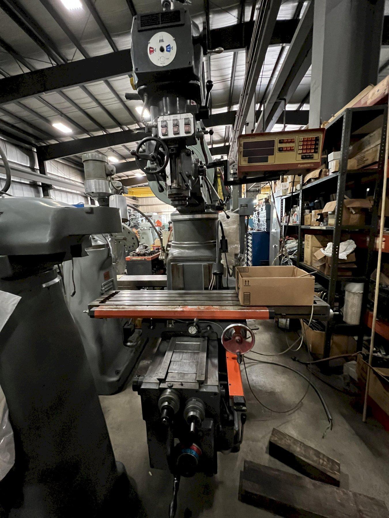 LAGUN VERTICAL MILL,  MODEL FTV-4, VARIABLE SPEED, DRO, 1985