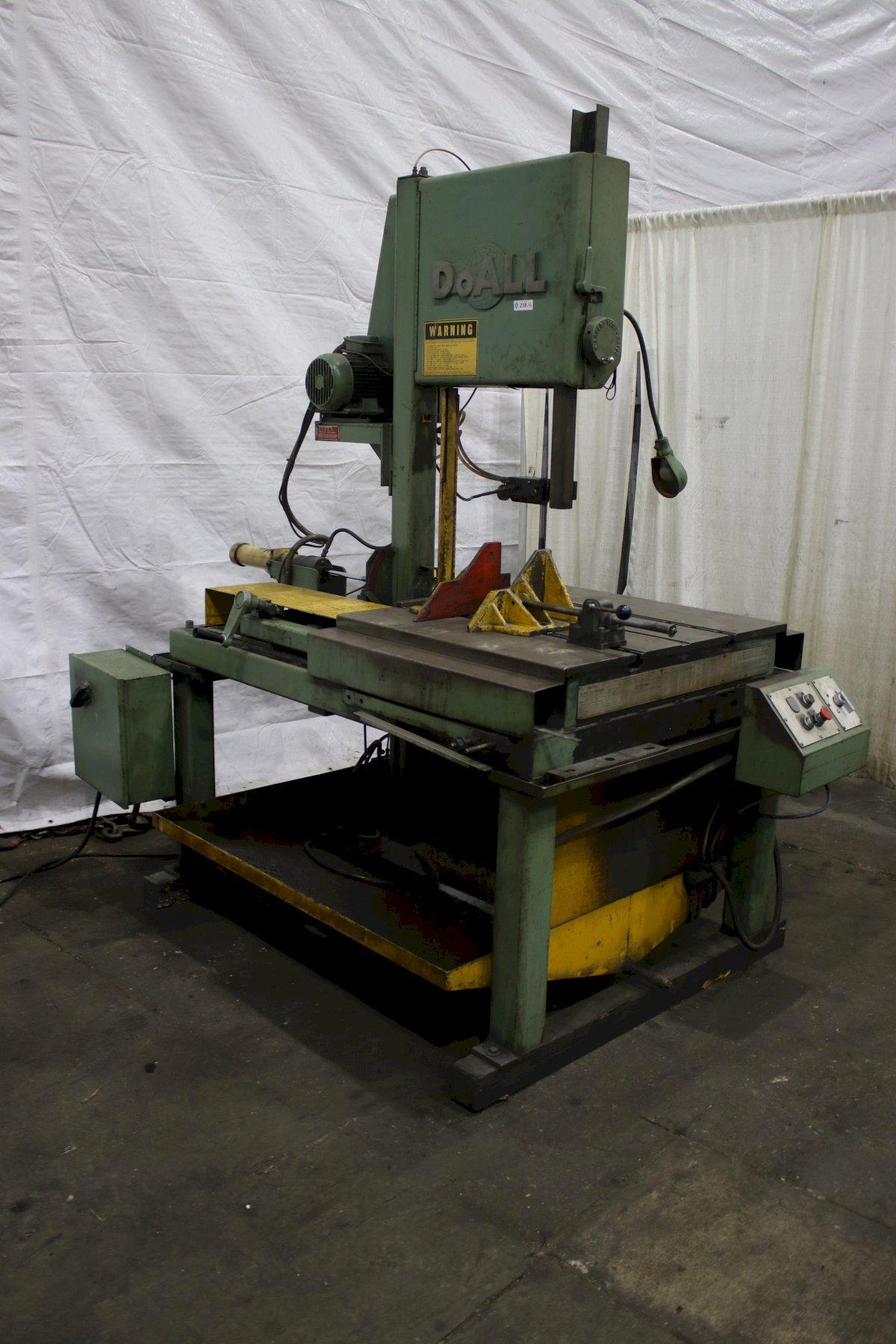 16" DOALL MODEL #U-1421 VERTICAL BANDSAW: STOCK #75793
