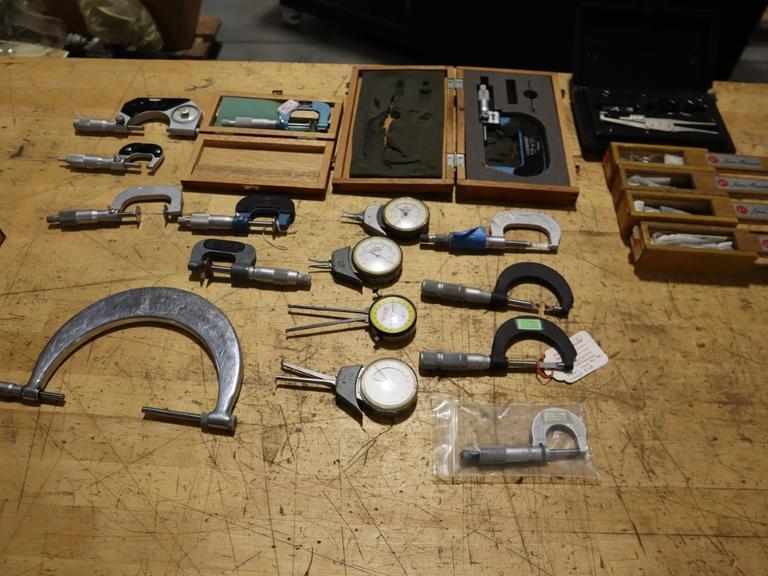 Micromteters and Caliper Gages - Assorted- Auction Item