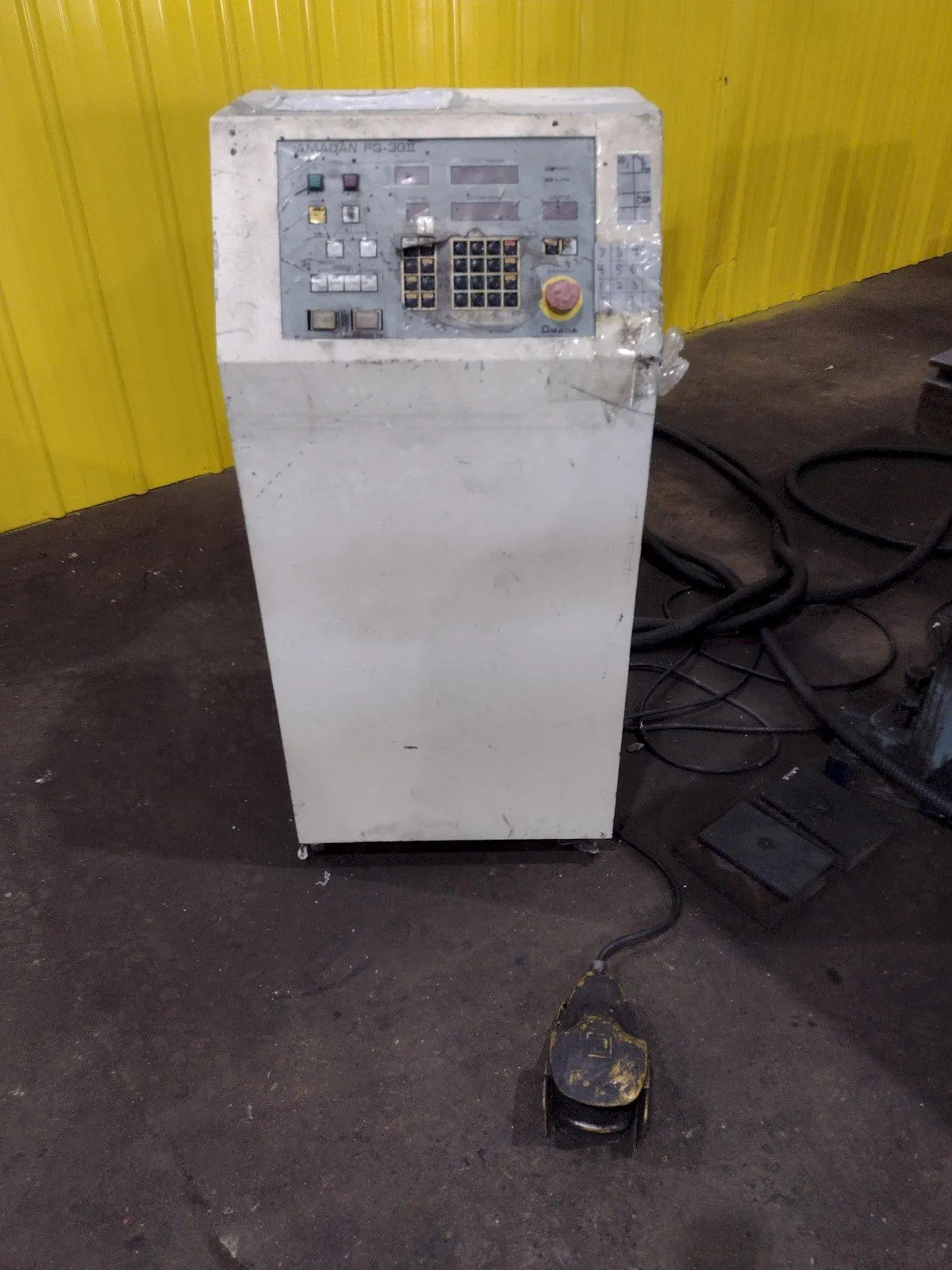 13' x 1/4" AMADA MODEL #M-4065 MECHANICAL POWER SQUARING SHEAR, FRONT GUAGING, CONVEYOR & STACKER