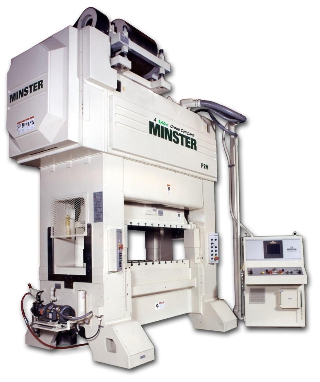FACTORY CERTIFIED MINSTER P2H-160G-75 WITH MINSTER MEF5-26 FEED LINE